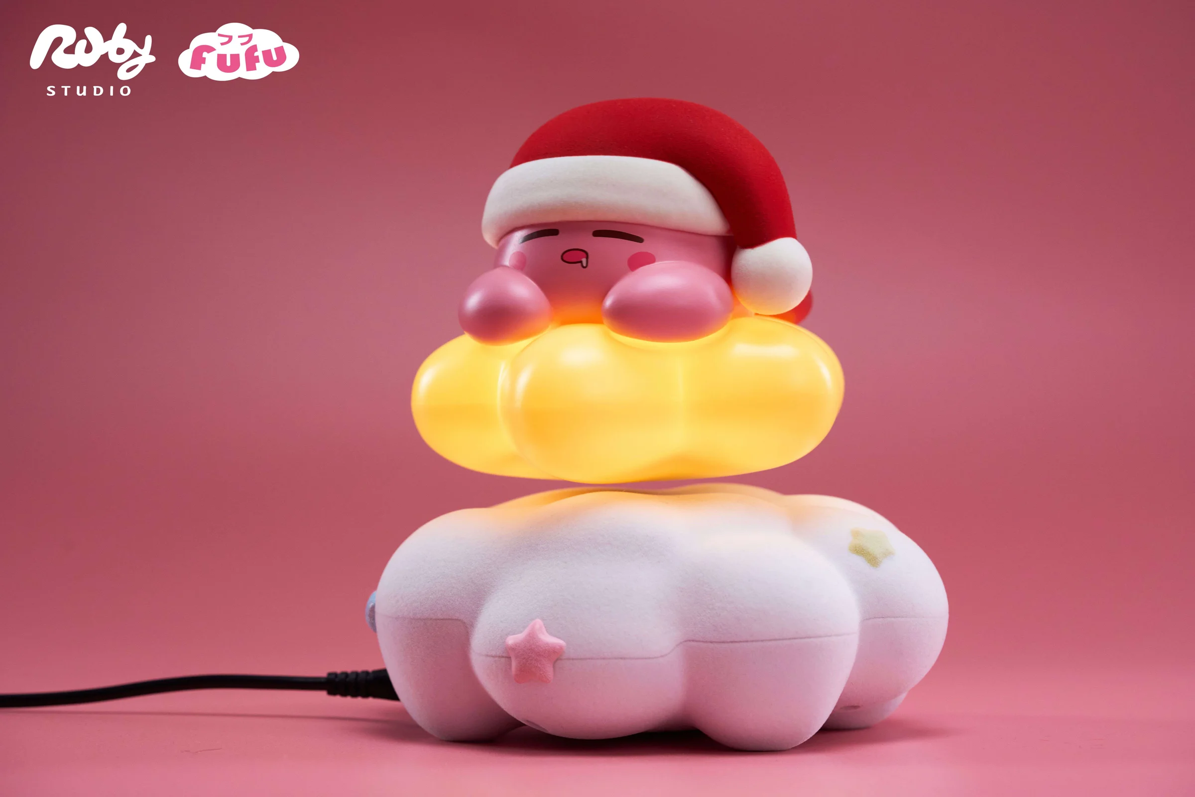 Christmas Special Ver. Sweet Dream Kirby with LED - Kirby Statue - Ruby Studio - Image 3