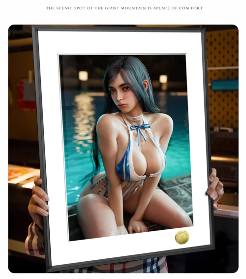 A3 & 4K Size Swimsuit Ver. Raven Decorative Painting - Stellar Blade Decoration Painting - HuangGua Studio - Image 2