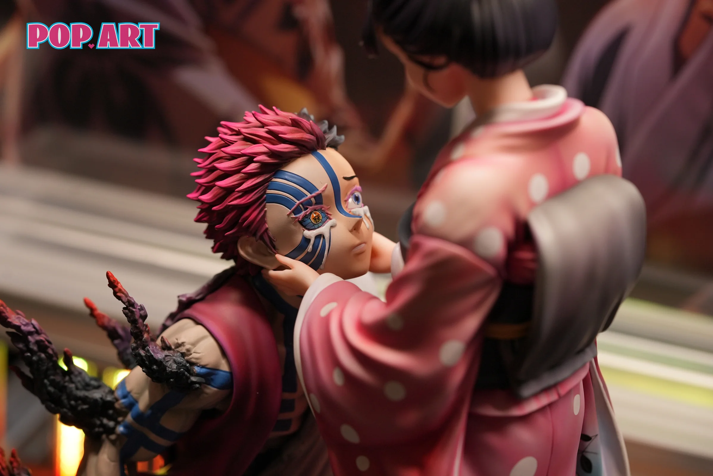 1/6 Scale Akaza & Koyuki Soyama - Demon Slayer: Kimetsu No Yaiba Resin Statue - POP.ART Studio - Image 4