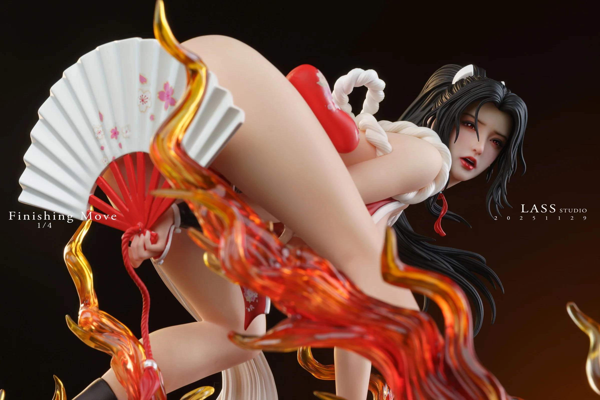 1/4 Scale Finishing Move Mai Shiranui - Street Fighter Resin Statue - LASS Studio - Image 10