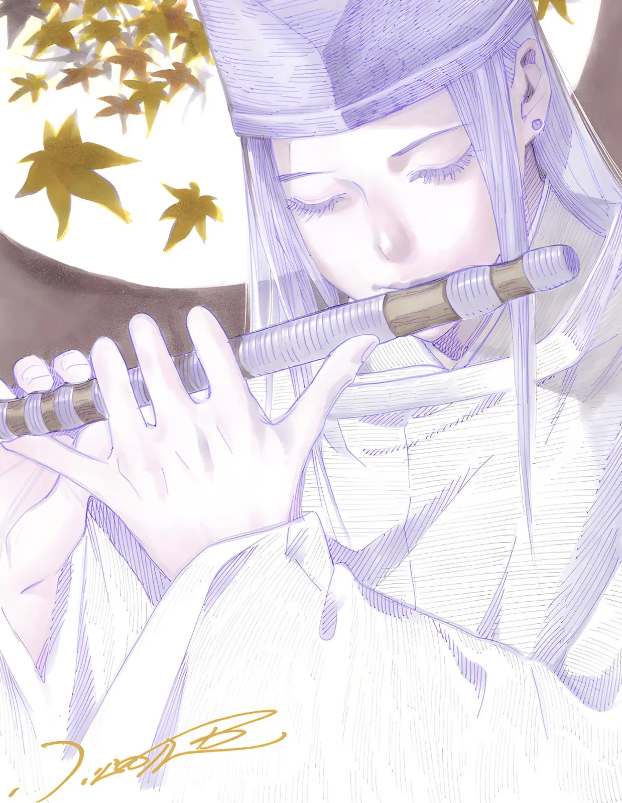 Fujiwara no Sai Decorative Painting - Hikaru no Go - H-TWO Studio - Image 3