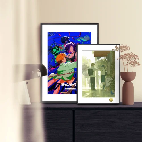 A3 & 4K Size Bomb Girl Arc Memorial Decorative Painting - Chainsaw Man Decoration Painting - HuangGua Studio - Image 1