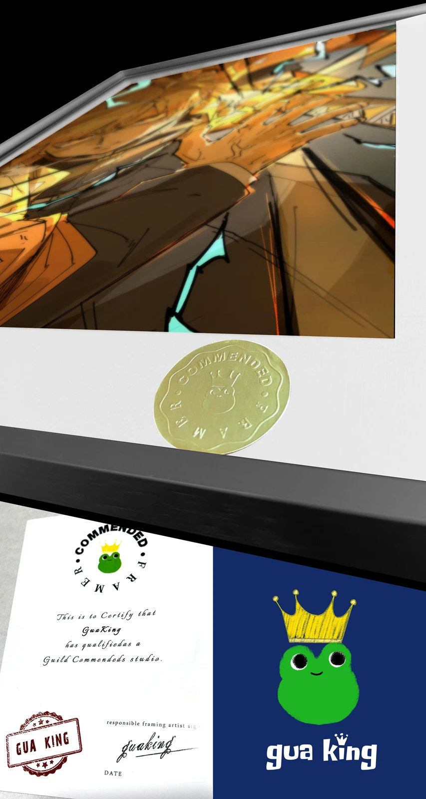 A3 & 4K Size Zenitsu Agatsuma Decorative Painting - Demon Slayer: Kimetsu No Yaiba Decoration Painting - HuangGua Studio - Image 4