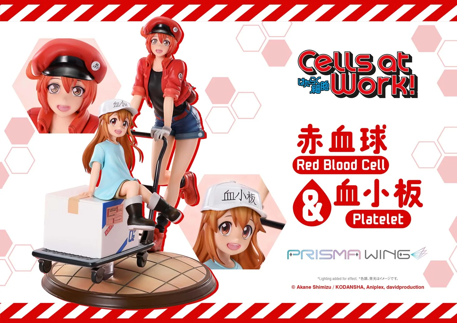 Red Blood Cell & Platelet - Cells at Work Official Statue - Prisma Wing - Image 3