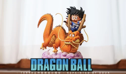 Little Son Goku Riding Dragon - Dragon Ball Resin Statue - Tenka Studio - Image 1