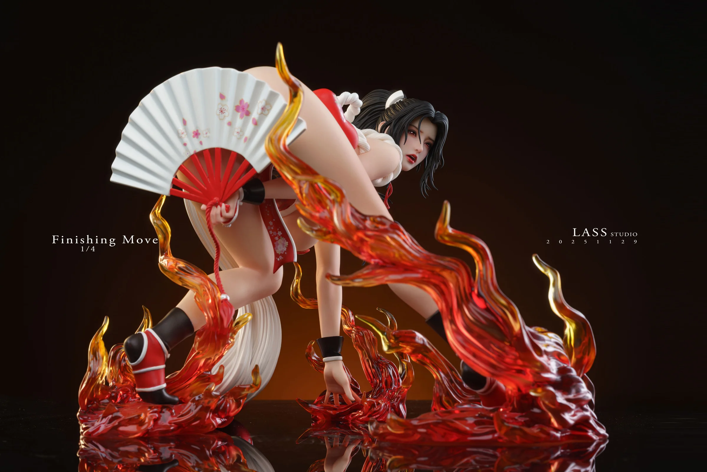 1/4 Scale Finishing Move Mai Shiranui - Street Fighter Resin Statue - LASS Studio - Image 8
