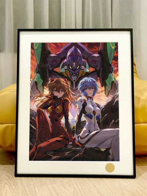 Rei Ayanami & Asuka Langley Soryu Decorative Painting - (EVA) Neon Genesis EVAngelion - Xingkong Studio - Image 1