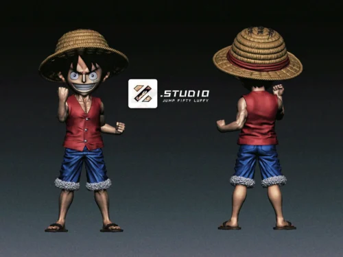 Jump 50th Anniversary East Blue Sea & Two Years Later Ver. Monkey D. Luffy - ONE PIECE Statue - Zzz Studio - Image 2