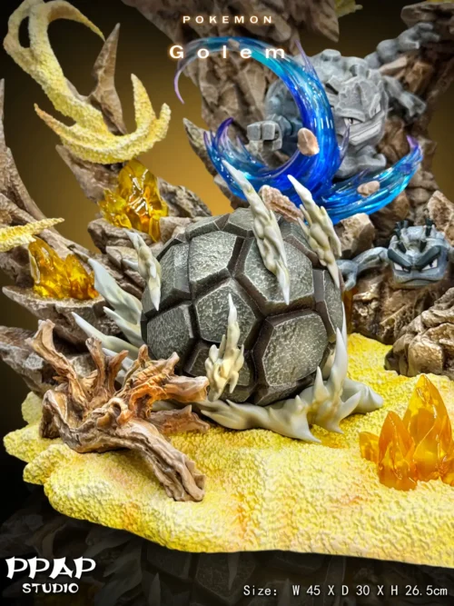 Evolution of Golem Set - Pokemon Resin Statue - PPAP Studios - Image 2