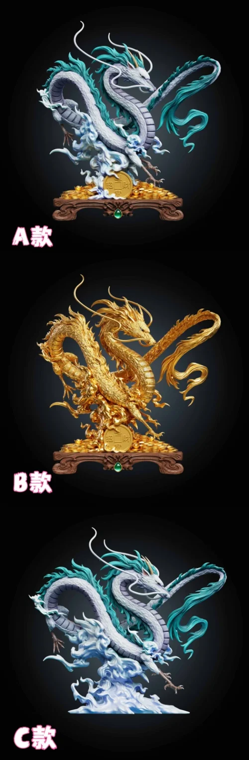 Lucky Dragon Nigihayami Kohakunushi Haku - Spirited Away Resin Statue - WAWA Studio - Image 1