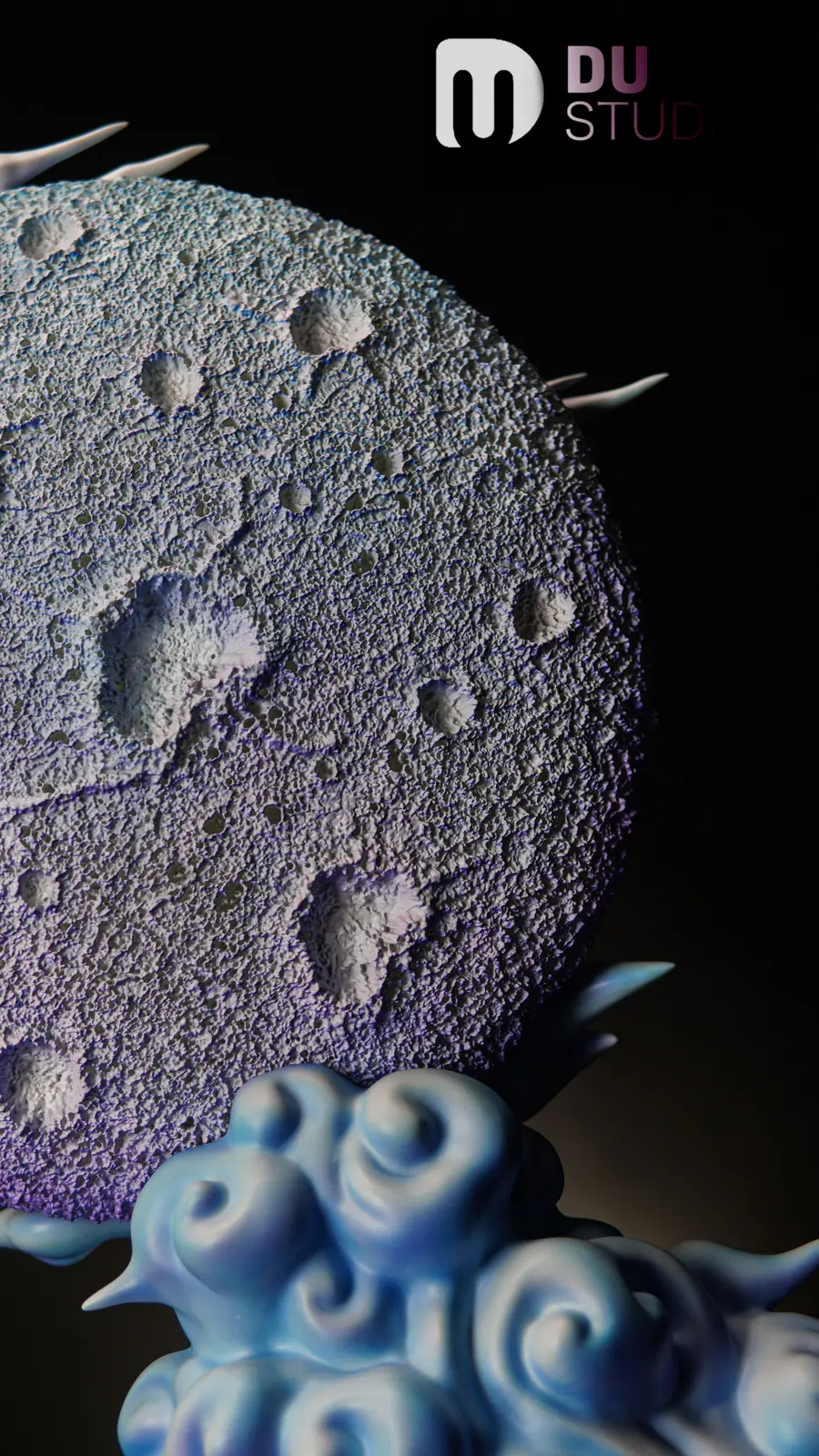 Super Saiyan 4 Moon ONLY with LED - Dragon Ball Resin Statue - Du-Studio - Image 5