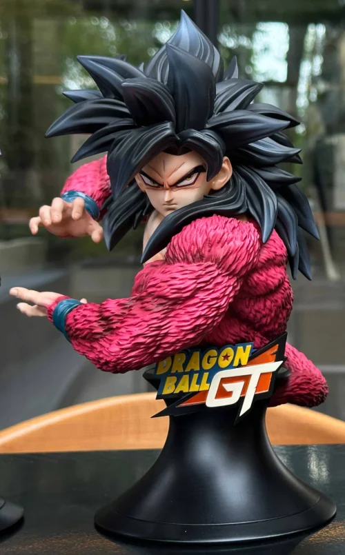 Super Saiyan 4 Son Goku & Vegeta Bust Statue - Dragon Ball Statue - RuYun Studio - Image 2