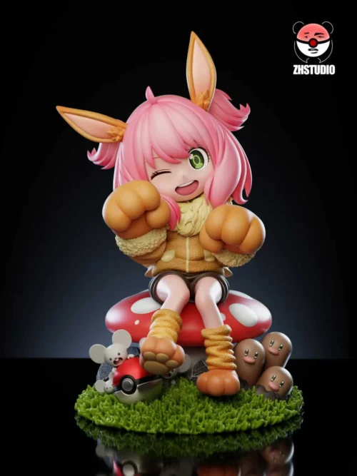 Eevee Cosplay Anya Forger - Pokemon SPY X FAMILY Resin Statue - ZhengHuo Studio - Image 2