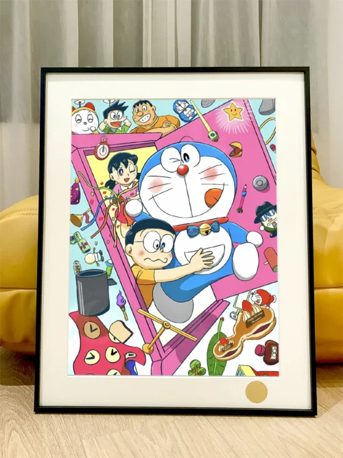 Doraemon's 4D Pocket Decorative Painting - Doraemon - Xingkong Studio - Image 1