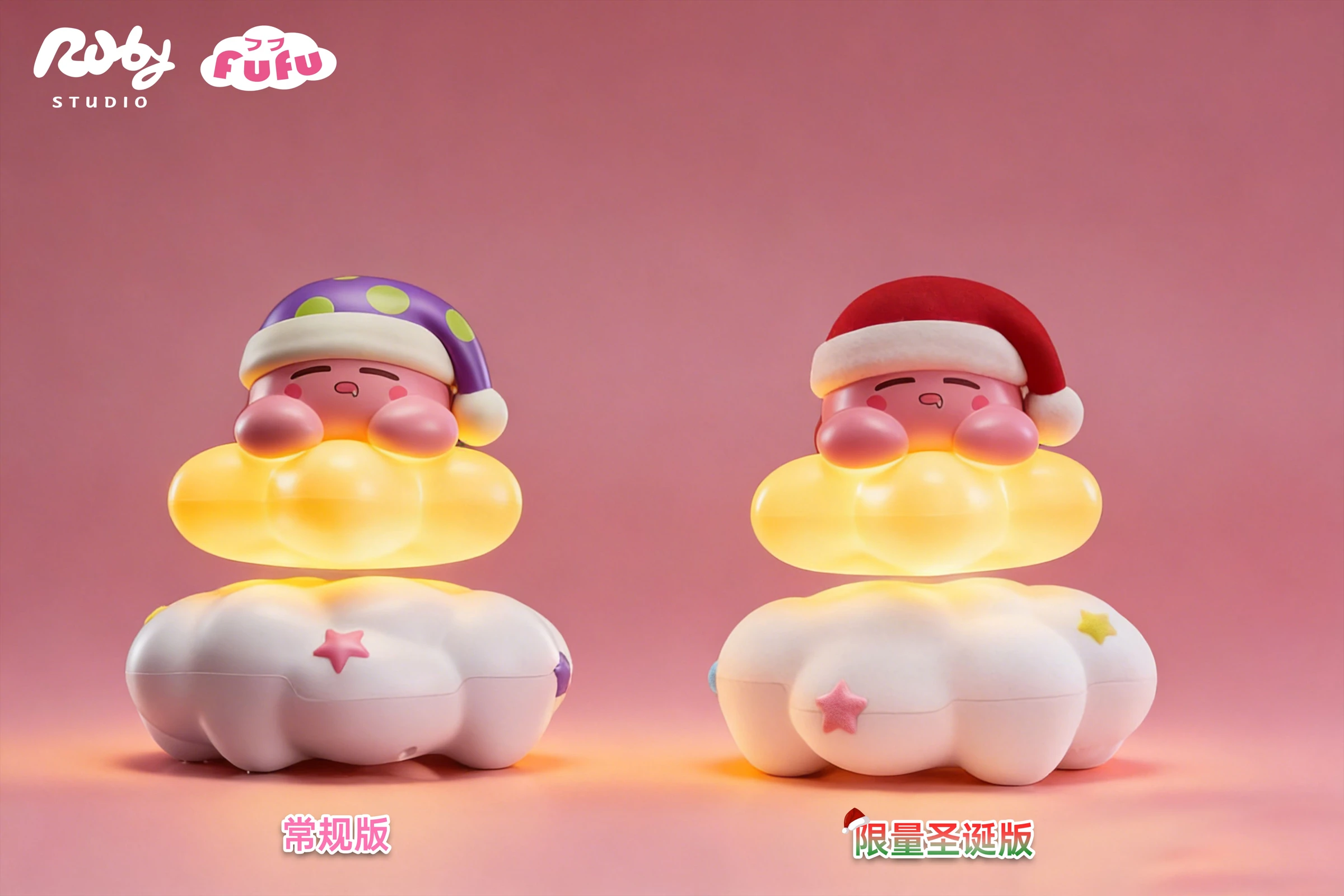 Christmas Special Ver. Sweet Dream Kirby with LED - Kirby Statue - Ruby Studio - Image 8