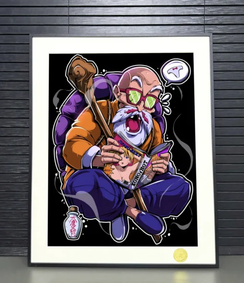 Master Roshi Decorative Painting - Dragon Ball - H-TWO Studio - Image 2