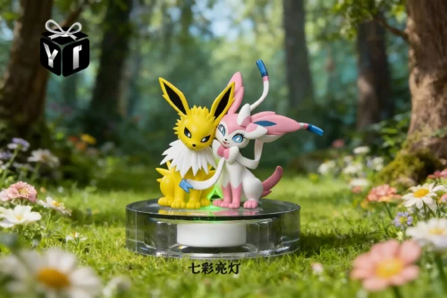 1/20 Scale World Zukan Sylveon & Jolteon with LED - Pokemon Statue - YI-Studio - Image 2