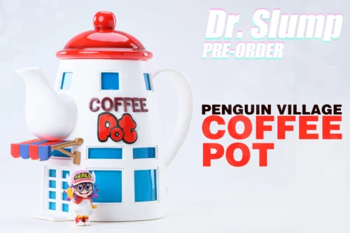 Dr. Slump World Scene 001 Penguin Village Coffee Pot - Dr. Slump Resin Statue - LeaGue Studios - Image 2