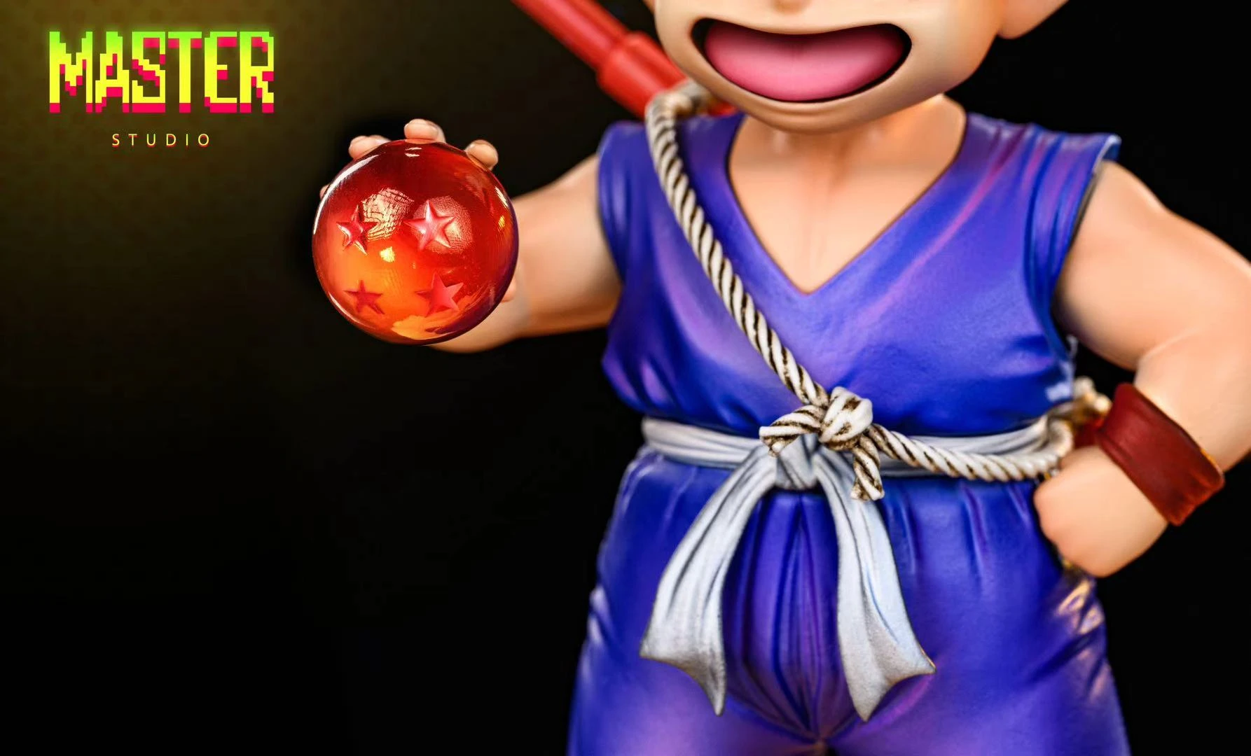 1/6 Scale Childhood Son Goku with LED - Dragon Ball Resin Statue - master Studio - Image 6