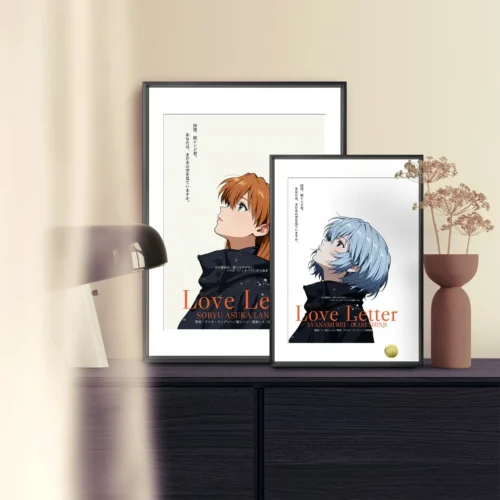 A3 & 4K Size Love Letter Decorative Painting - (EVA) Neon Genesis EVAngelion Decoration Painting - HuangGua Studio - Image 1