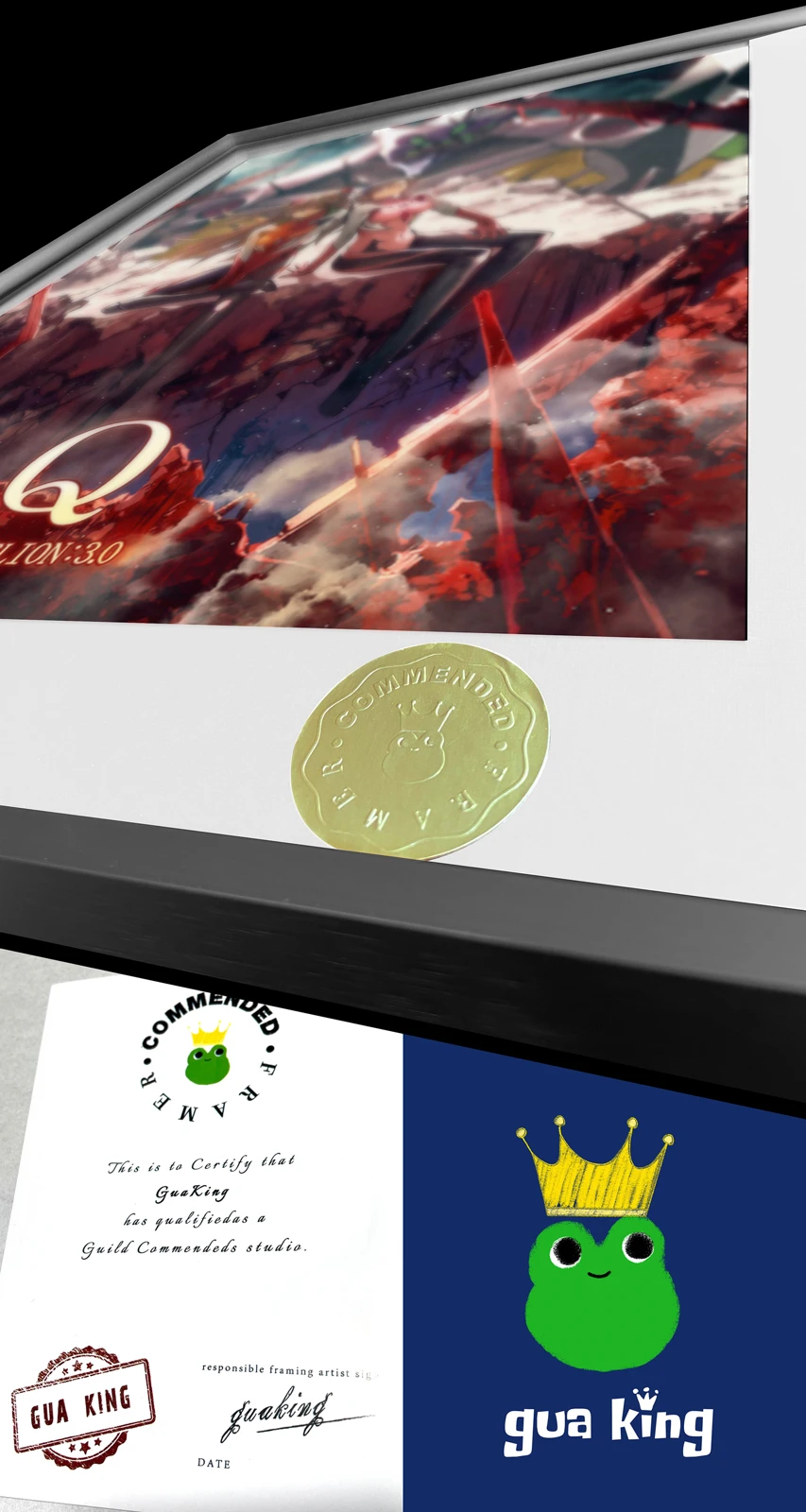 A3 & 4K Size You Can (Not) Redo Decorative Painting - (EVA) Neon Genesis EVAngelion Decoration Painting - HuangGua Studio - Image 4