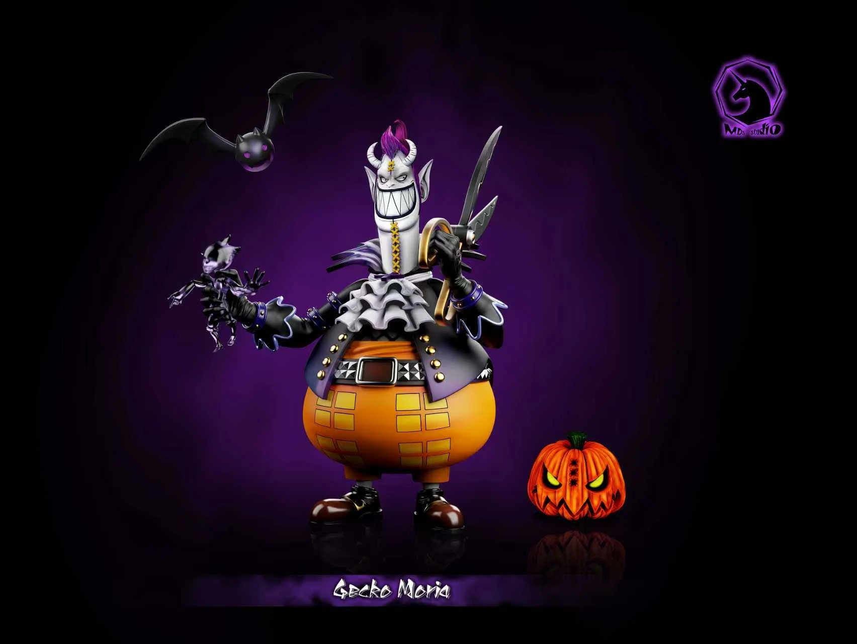 Gecko Moria - ONE PIECE Statue - MDS Studio - Image 1