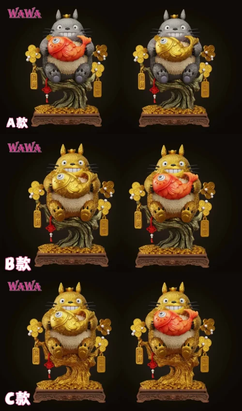 Lucky Totoro - My Neighbor Totoro Resin Statue - WAWA Studio - Image 1