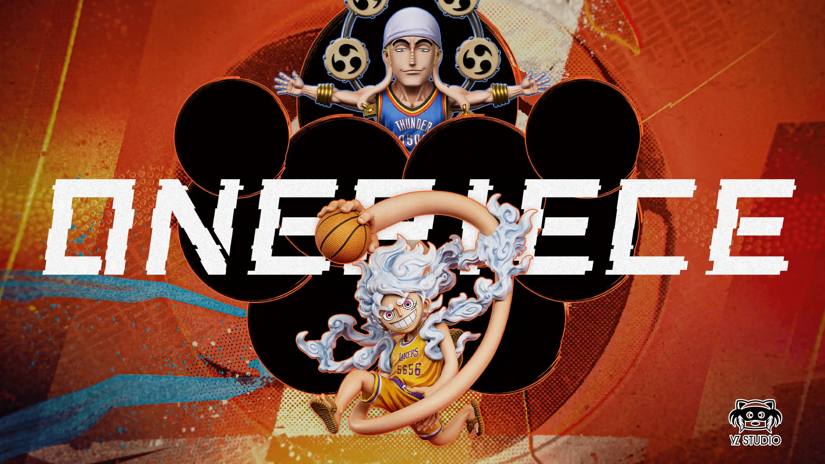 Dream Team Series 002 Basketball Team Enel - ONE PIECE Statue - YZ Studios - Image 6