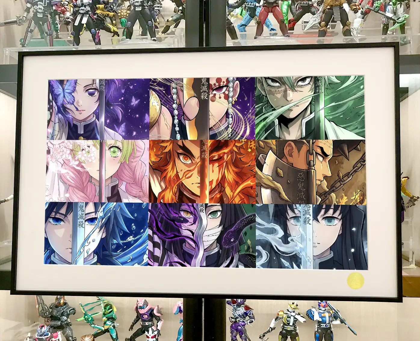 Batto Nine Hashira Decorative Painting - Demon Slayer: Kimetsu No Yaiba - Xingkong Studio - Image 2