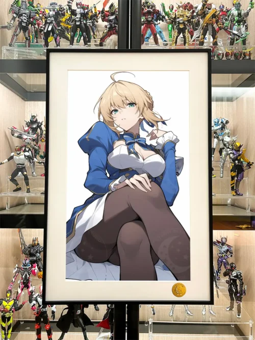 Sitting Ver. Artoria Pendragon Saber Decorative Painting - Fate/Stay Night - Xingkong Studio - Image 2