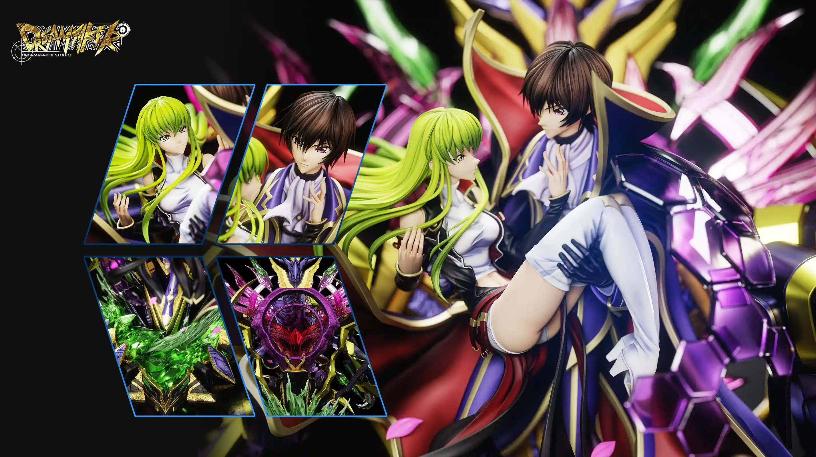 Lelouch vi Britannia with LED - Code Geass Resin Statue - Dreammaker Studio - Image 2