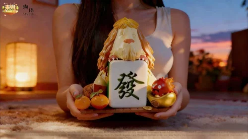 Lucky Heen & Calcifer - Howl's Moving Castle Resin Statue - LaiCai Studio - Image 2