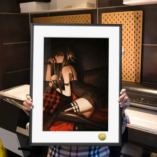 A3 & 4K Size Sexy Killer Yor Forger Decorative Painting - SPY X FAMILY Decoration Painting - HuangGua Studio - Image 1