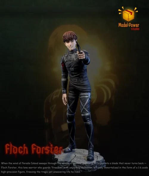 1/6 Scale Floch Forster - Attack On Titan Resin Statue - Model Power Studio - Image 1