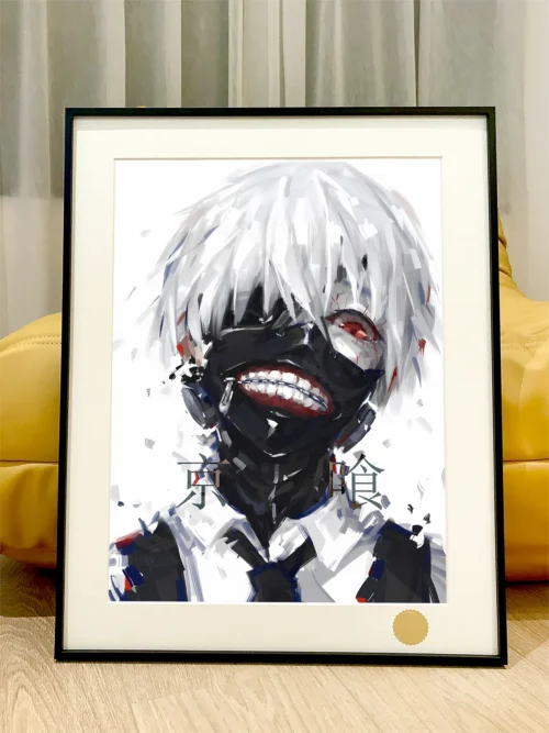 White Ken Kaneki Decorative Painting - Tokyo Ghoul - Xingkong Studio - Image 1