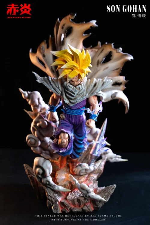 Going Battle Son Gohan - Dragon Ball Resin Statue - Red Flame Studio - Image 2