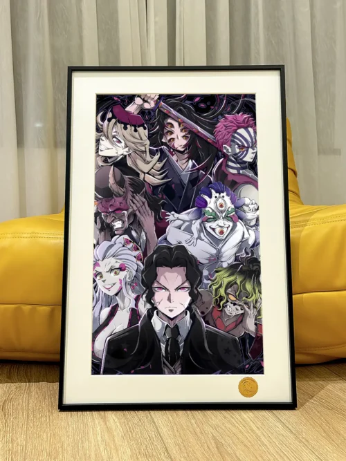 Upper Rank Demons Decorative Painting - Demon Slayer: Kimetsu No Yaiba - Xingkong Studio - Image 1