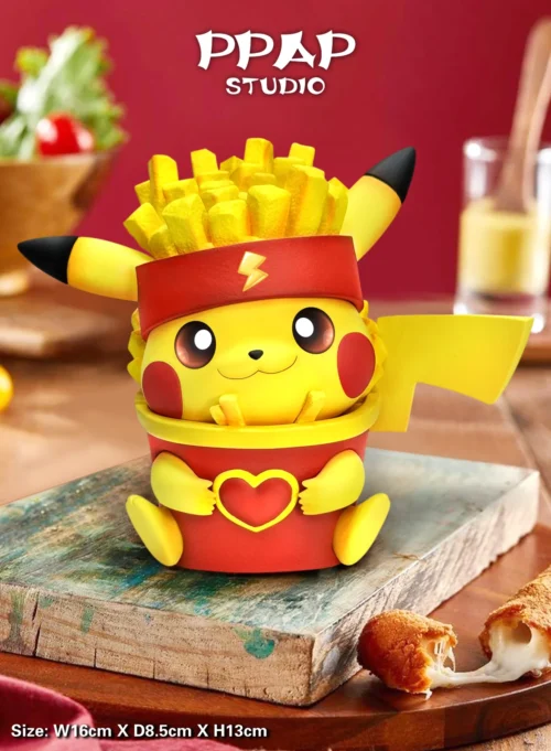 French Fries Cosplay Pikachu - Pokemon Resin Statue - PPAP Studios - Image 1