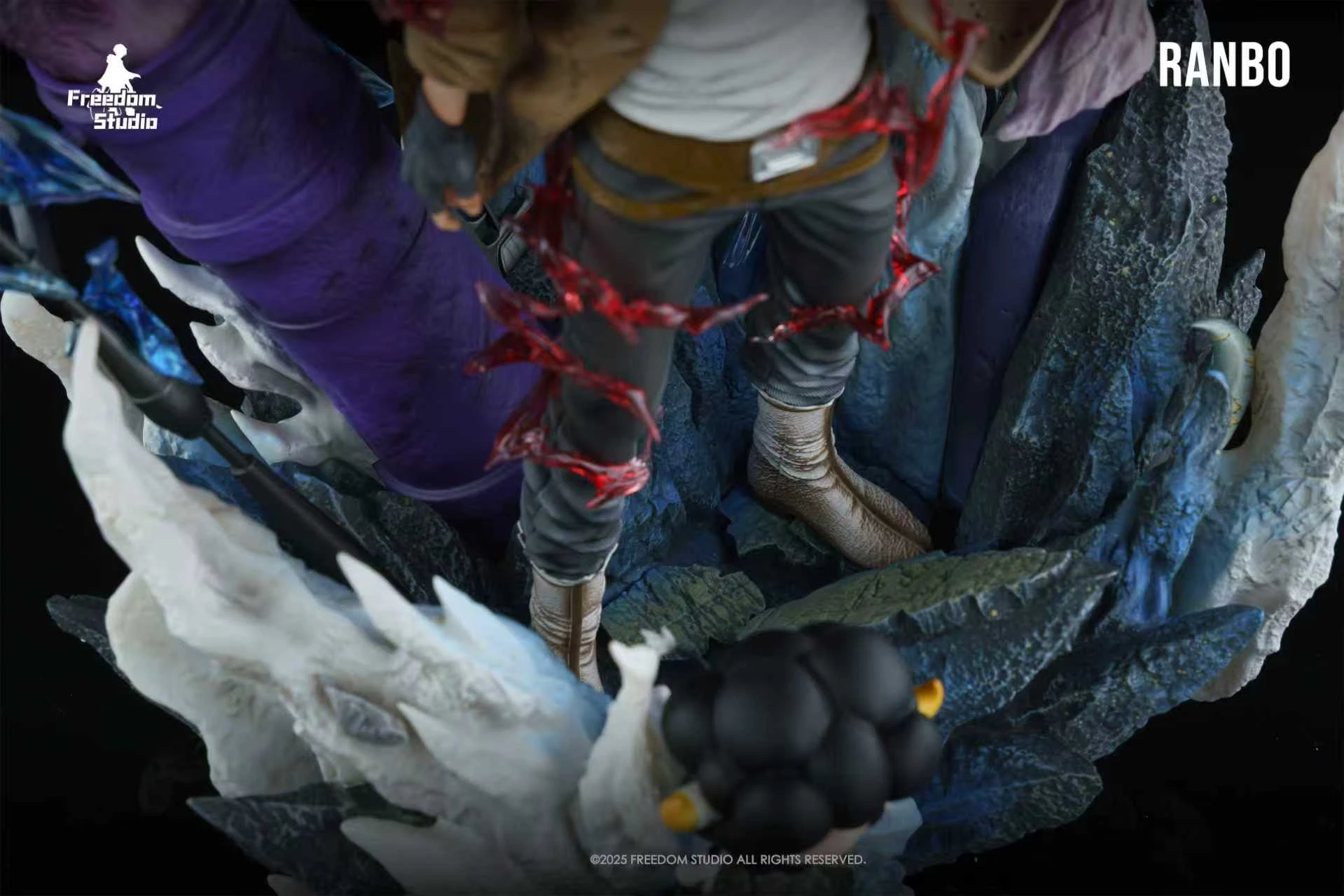 Lambo & 20 Years Later Lambo with LED - HITMAN REBORN! Resin Statue - Freedom Studio - Image 5