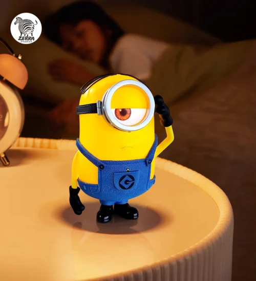 Minions Night Lamp with LED - Despicable Me Resin Statue - Zebra Studio - Image 2