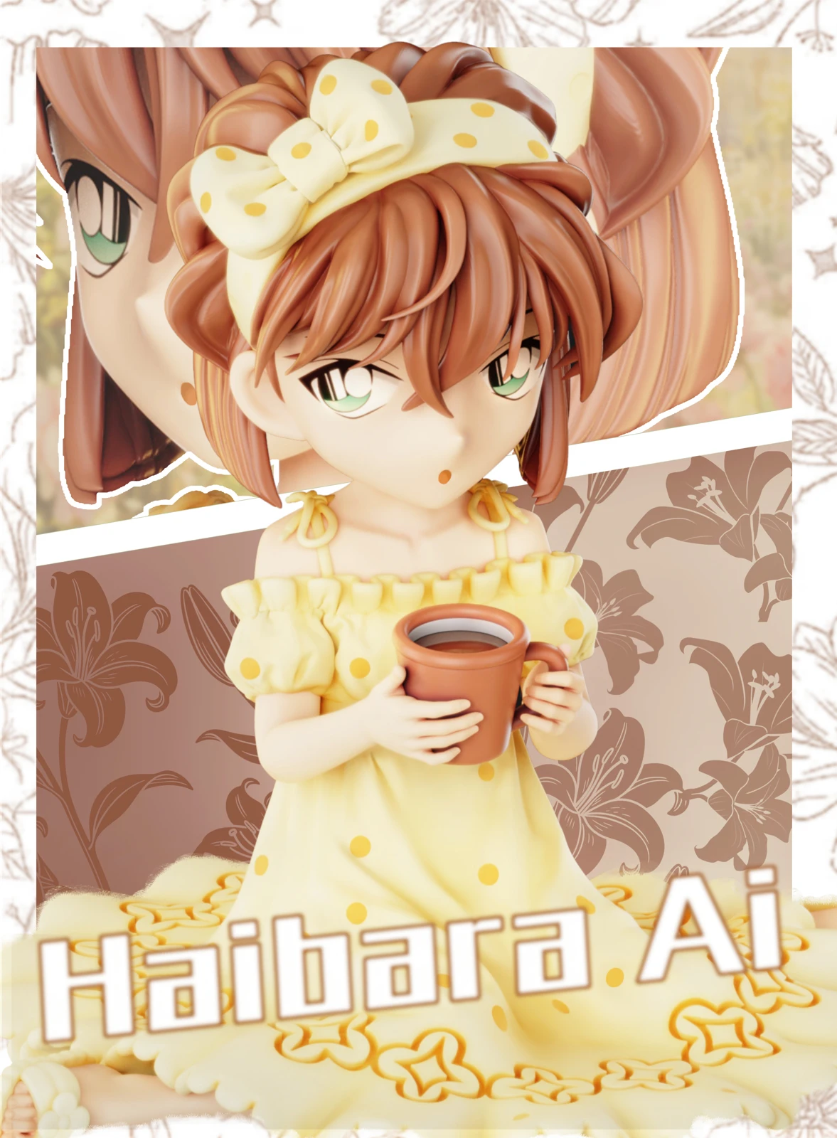 Coffee Cup Ai Haibara - Detective Conan Resin Statue - Rising Sun-Studios - Image 5