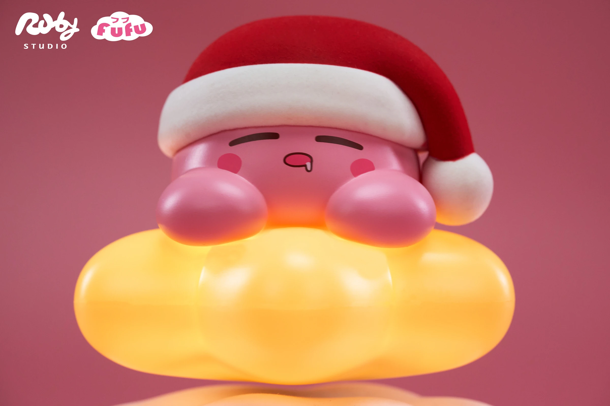 Christmas Special Ver. Sweet Dream Kirby with LED - Kirby Statue - Ruby Studio - Image 4