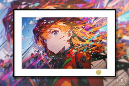 Colourful Ver. Asuka Langley Soryu Decorative Painting - (EVA) Neon Genesis EVAngelion - H-TWO Studio - Image 1