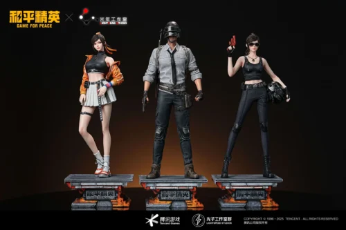 1/6 Scale Licensed Jili & Helmet Man - PUBG Resin Statue - Light Year Studios - Image 1