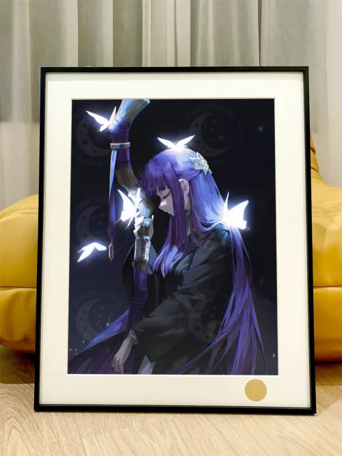 Butterflies Fern Decorative Painting - Frieren: Beyond Journey's End - Xingkong Studio - Image 1