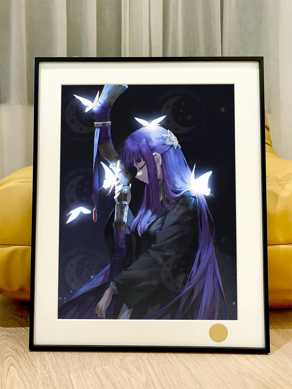 Butterflies Fern Decorative Painting - Frieren: Beyond Journey's End - Xingkong Studio - Image 1