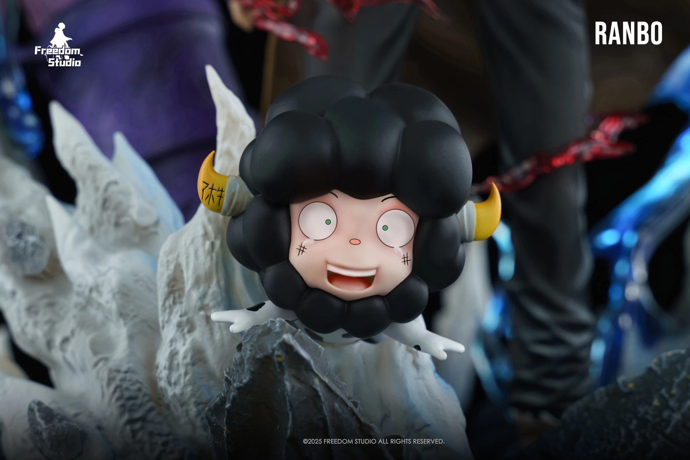 Lambo & 20 Years Later Lambo with LED - HITMAN REBORN! Resin Statue - Freedom Studio - Image 4