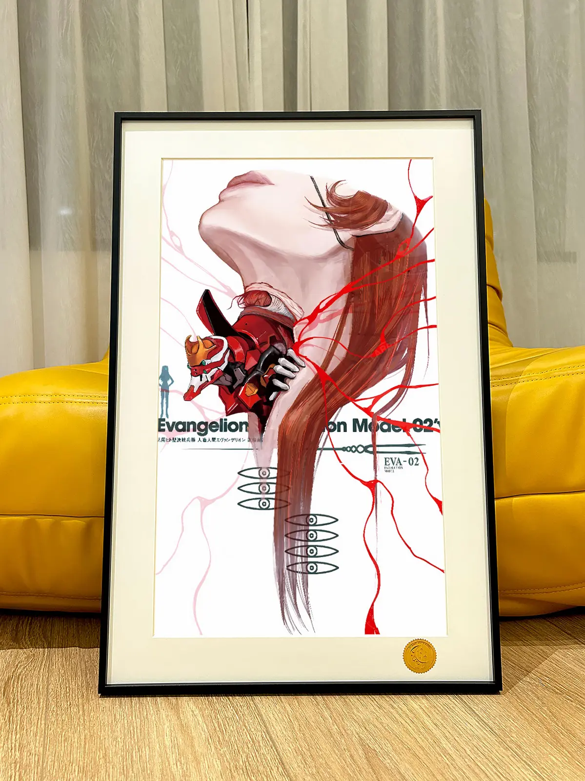 Evangelion Unit-02 Decorative Painting - (EVA) Neon Genesis EVAngelion - Xingkong Studio - Image 1