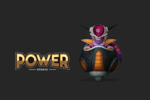 First Form Frieza in His Hover Pod - Dragon Ball Statue - Power Studio - Image 1