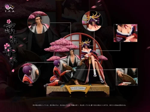 1/8 Scale Kyouraku Shunsui & Katen Kyōkotsu - Bleach Resin Statue - T.P.A Super Studios [Pre-Order] - Bleach